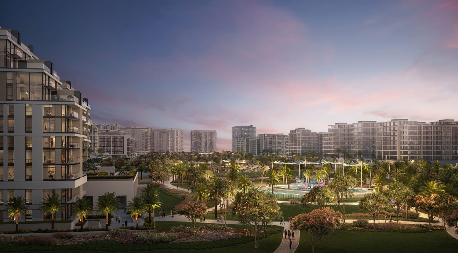 Parkside Views by Emaar, image 2 of 7. Render supplied by developer.