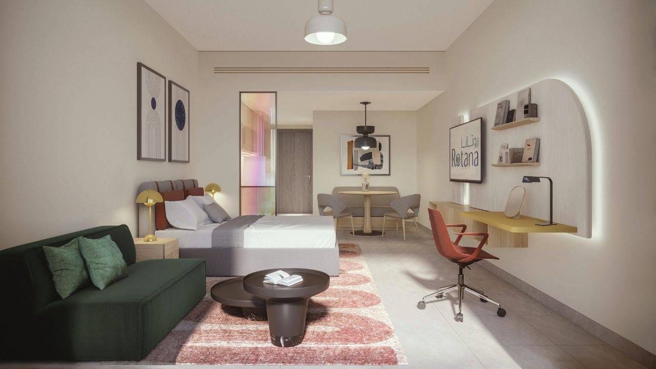 Bloom Arjaan by Rotana, image 5 of 11. Render supplied by developer.