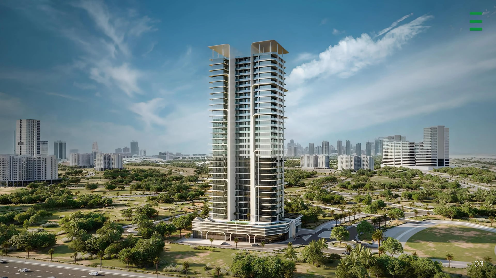The Central Uptown by AQUA Developments, Arjan. Render supplied by developer.