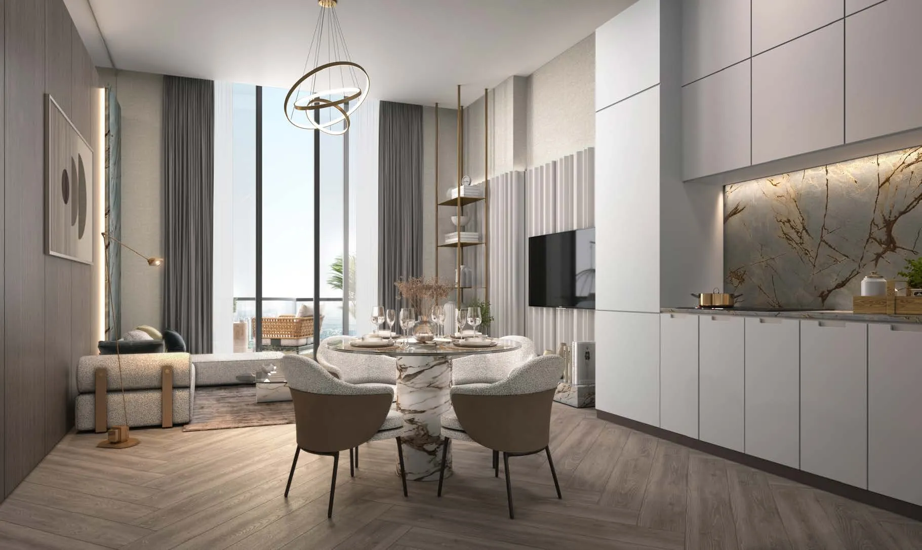 The Central Uptown by AQUA Developments, image 11 of 13. Render supplied by developer.