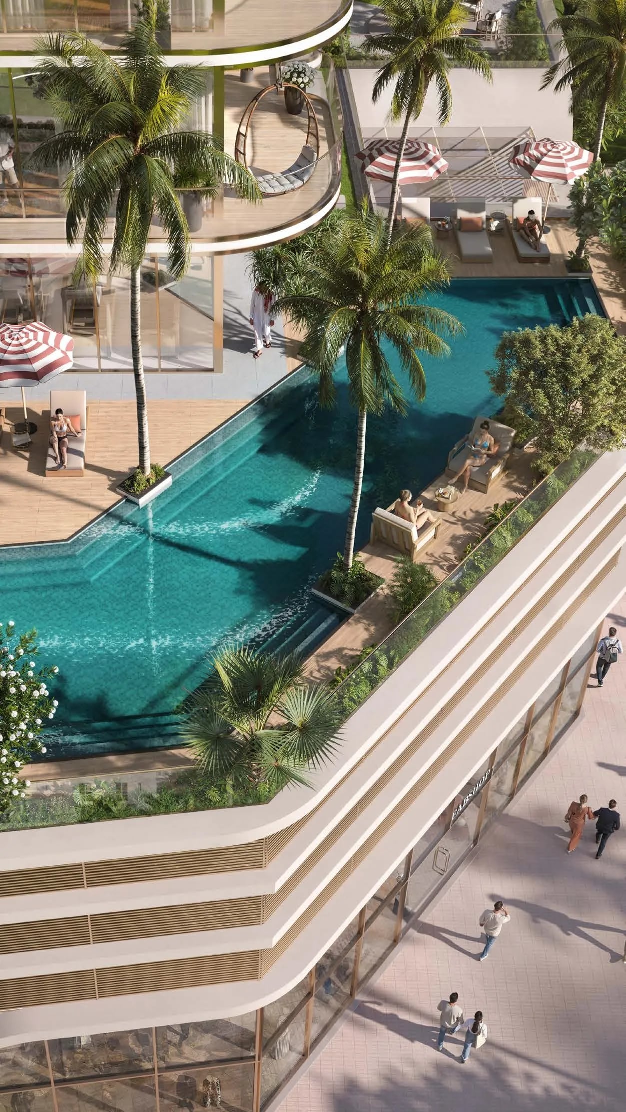 The Central Uptown by AQUA Developments, image 4 of 13. Render supplied by developer.