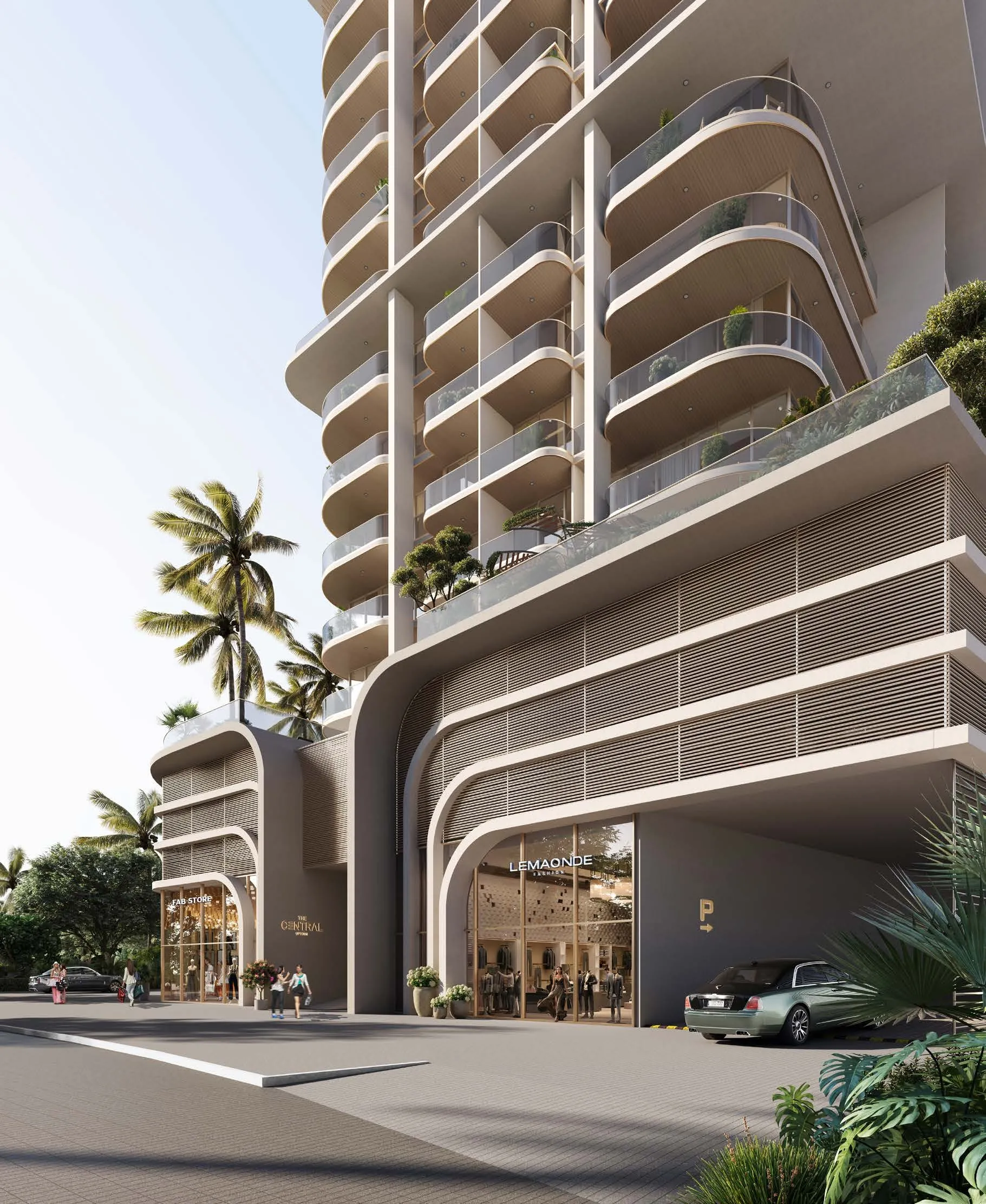 The Central Uptown by AQUA Developments, image 6 of 13. Render supplied by developer.