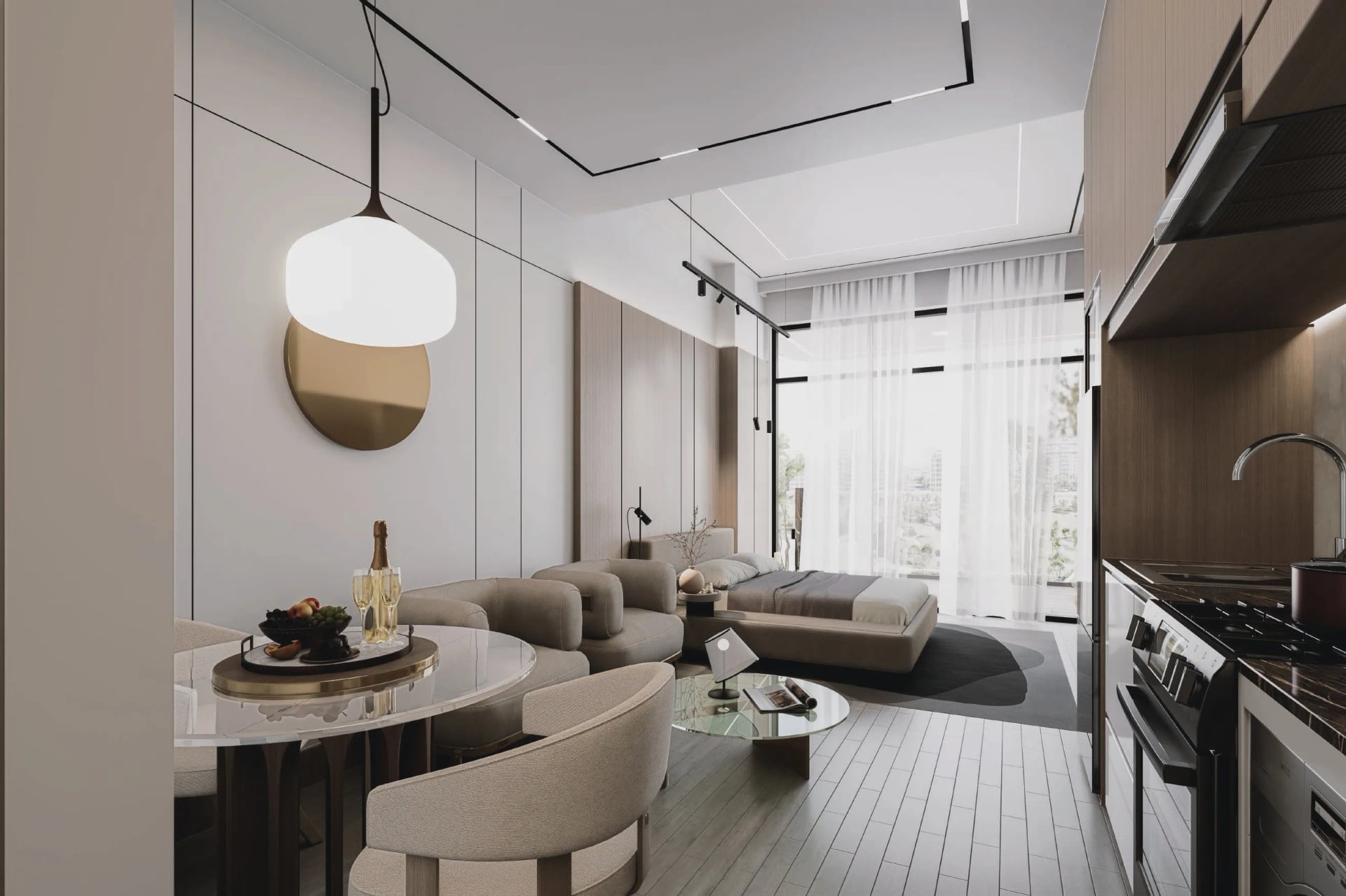 Al Haseen Residences 5 by Dugasta, image 6 of 23. Render supplied by developer.