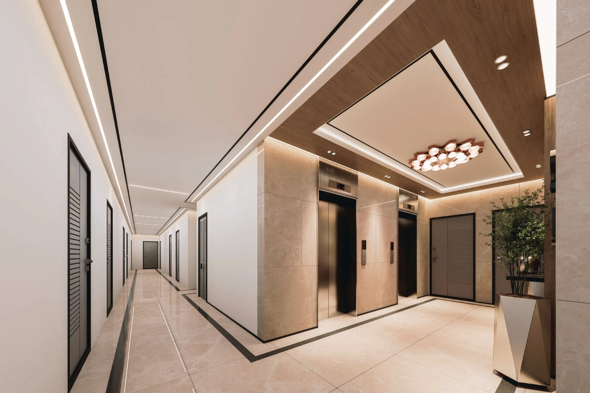 Al Haseen Residences 5 by Dugasta, image 20 of 23. Render supplied by developer.