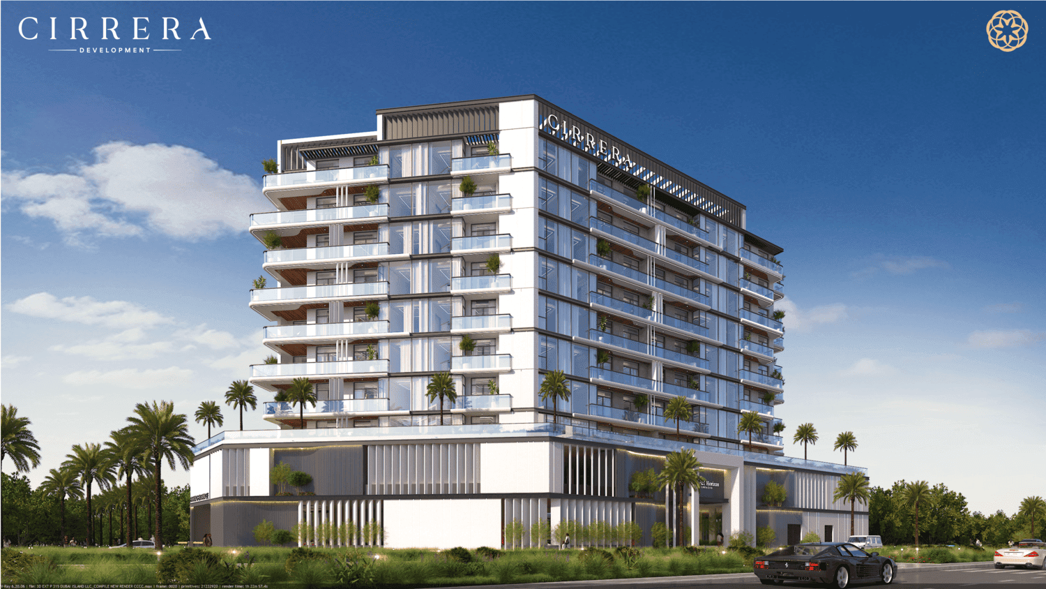 Capital Horizon Terraces by Cirrera (Capital International Real Estate Developer), image 1 of 19. Render supplied by developer.