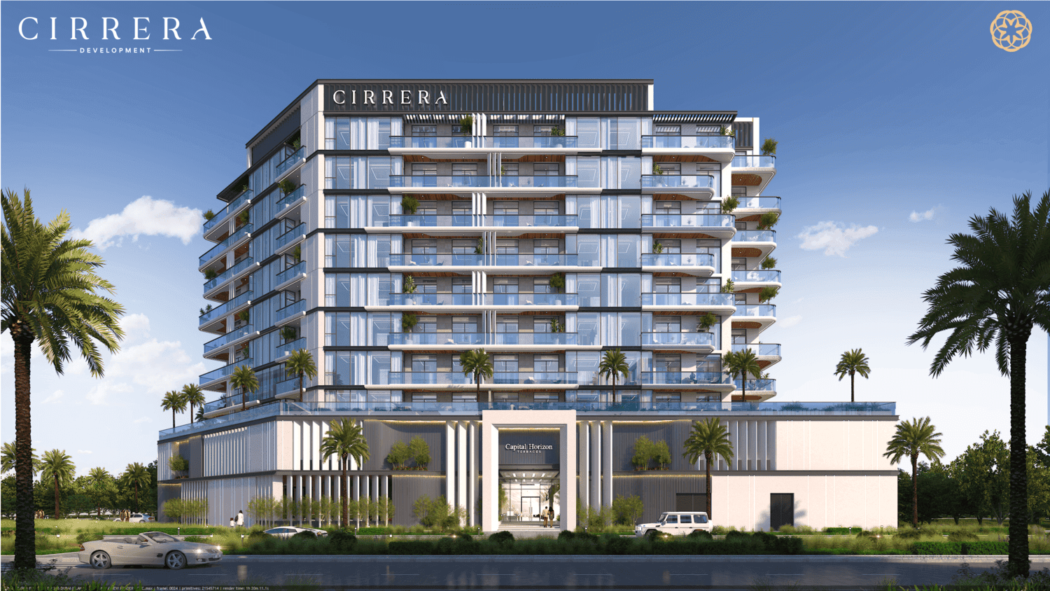 Capital Horizon Terraces by Cirrera (Capital International Real Estate Developer), image 2 of 19. Render supplied by developer.