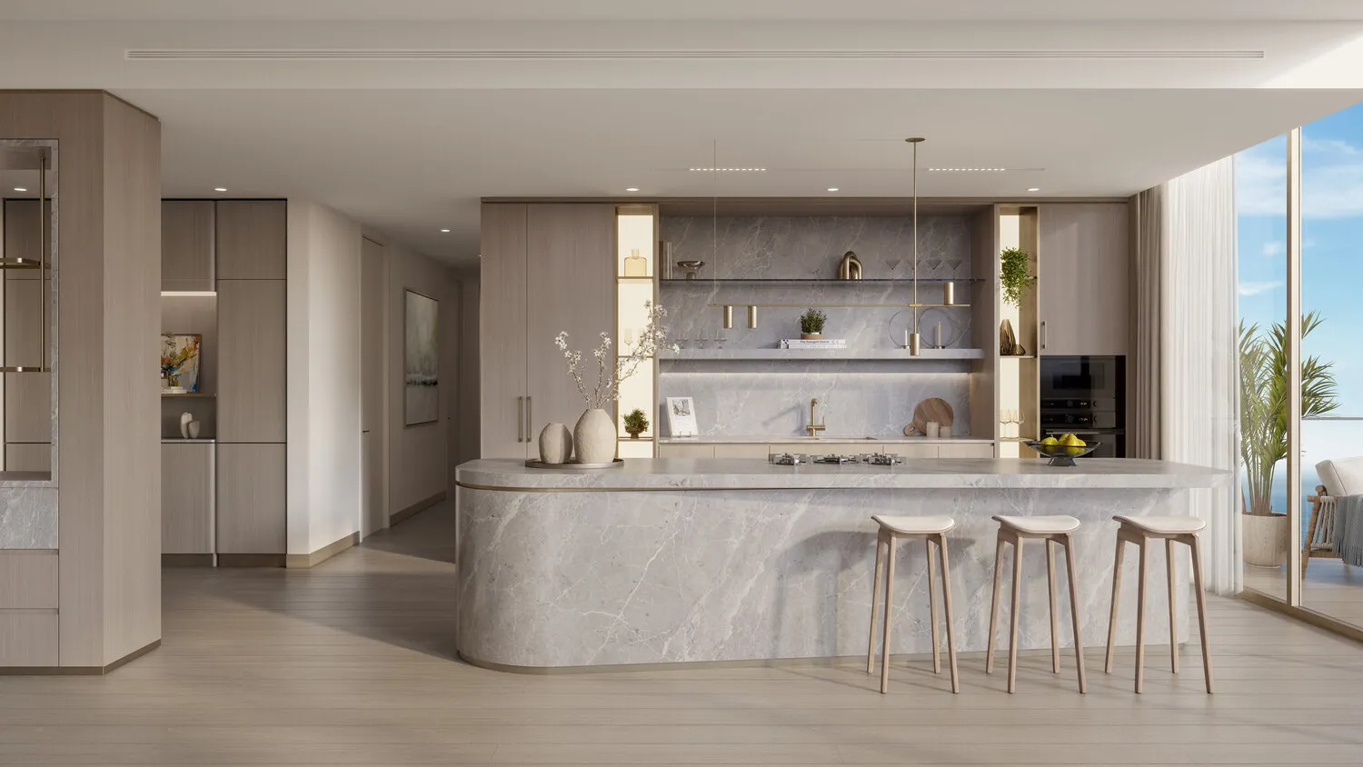 The Meriva Collection by Ellington, image 3 of 9. Render supplied by developer.