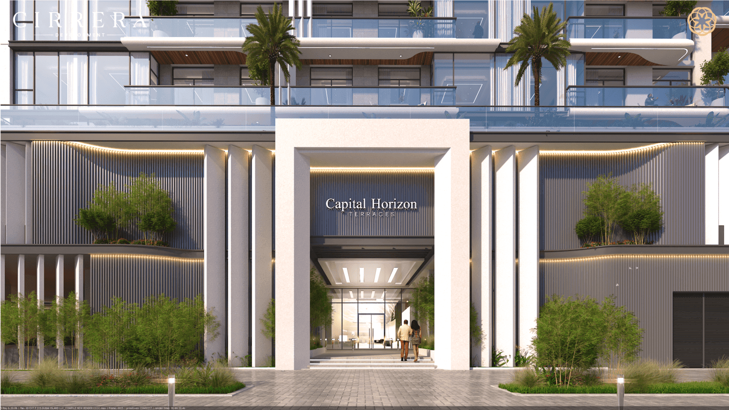 Capital Horizon Terraces by Cirrera (Capital International Real Estate Developer), image 3 of 19. Render supplied by developer.
