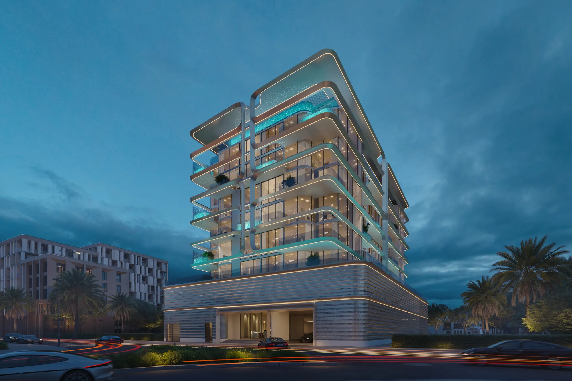 Vue Doree by Crystal Bay Development, image 2 of 13. Render supplied by developer.