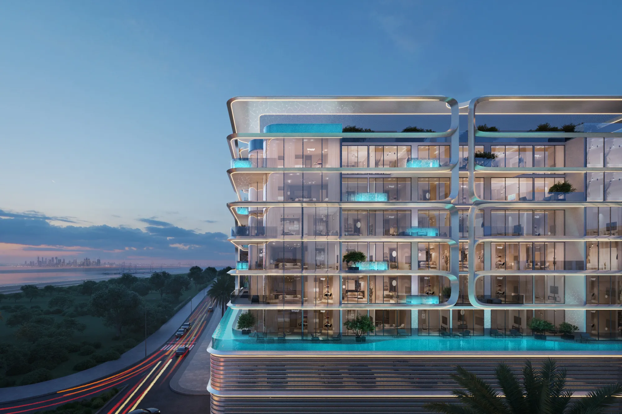 Vue Doree by Crystal Bay Development, image 4 of 13. Render supplied by developer.
