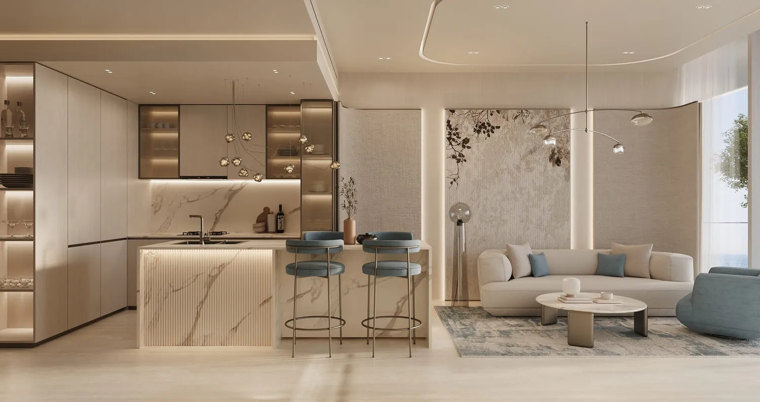 Vue Doree by Crystal Bay Development, image 5 of 13. Render supplied by developer.