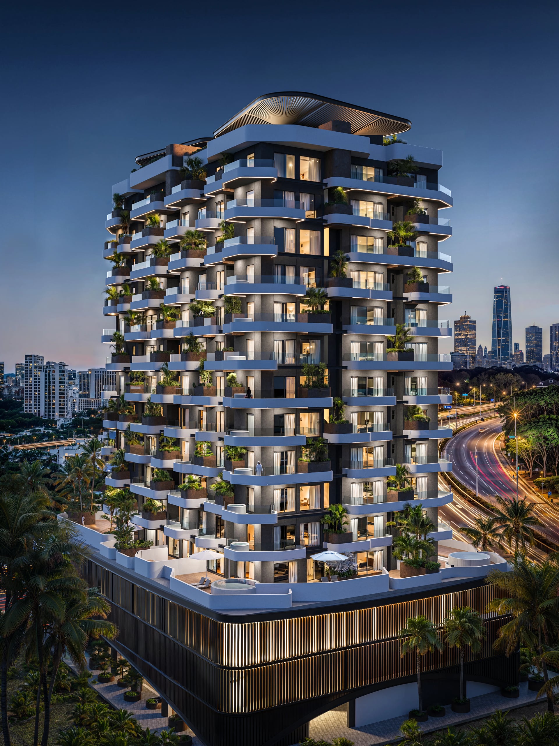 Marea Residences by Sharafi Group, Dubai Islands. Render supplied by developer.