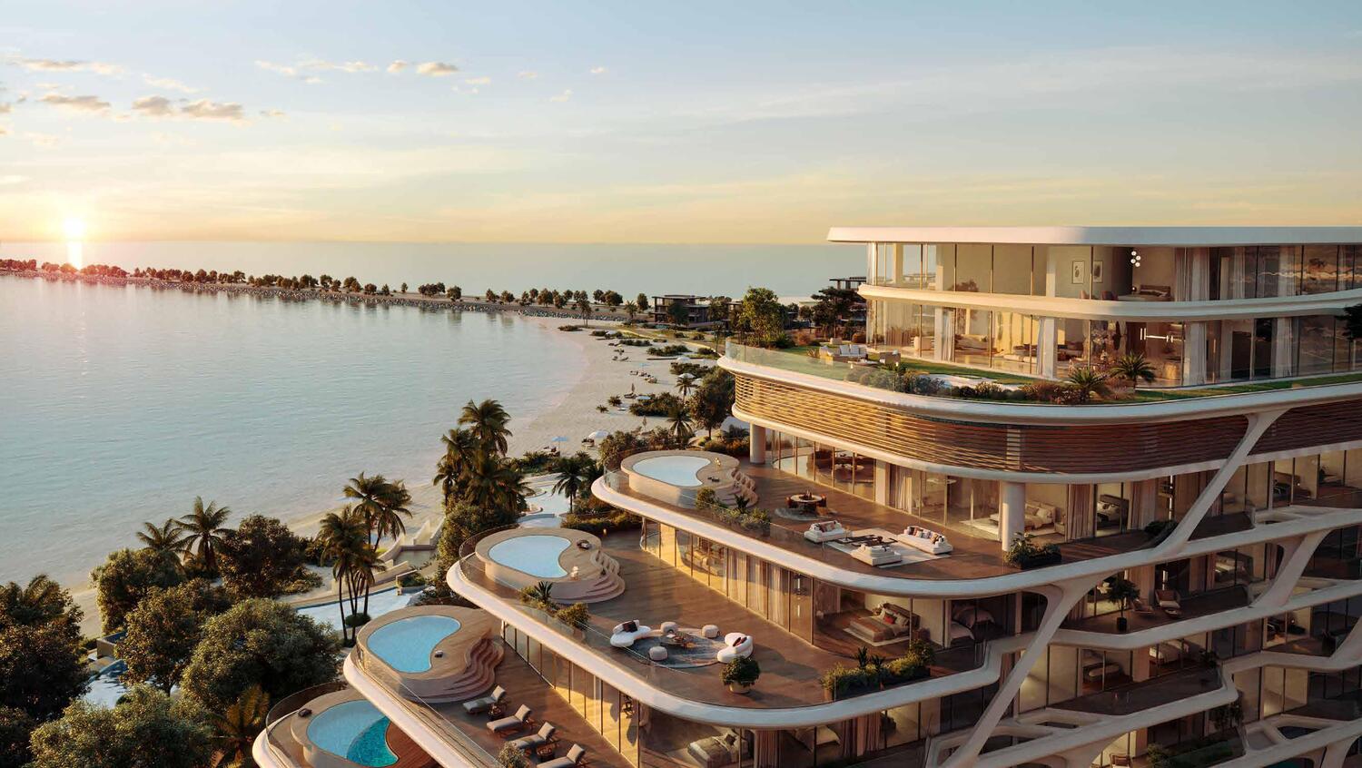 Jacob and Co Beachfront Living by Ohana Development, image 2 of 26. Render supplied by developer.