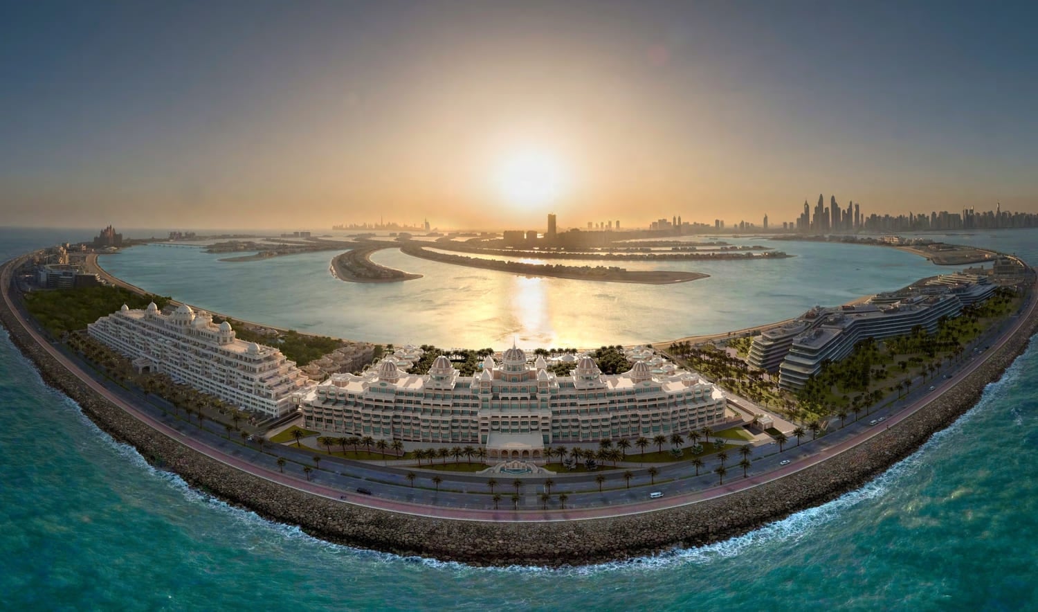 Raffles The Palm Dubai by EPG (Emerald Palace Group), image 23 of 24. Render supplied by developer.