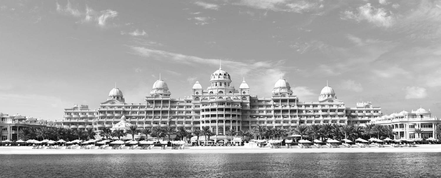 Raffles The Palm Dubai by EPG (Emerald Palace Group), image 3 of 24. Render supplied by developer.