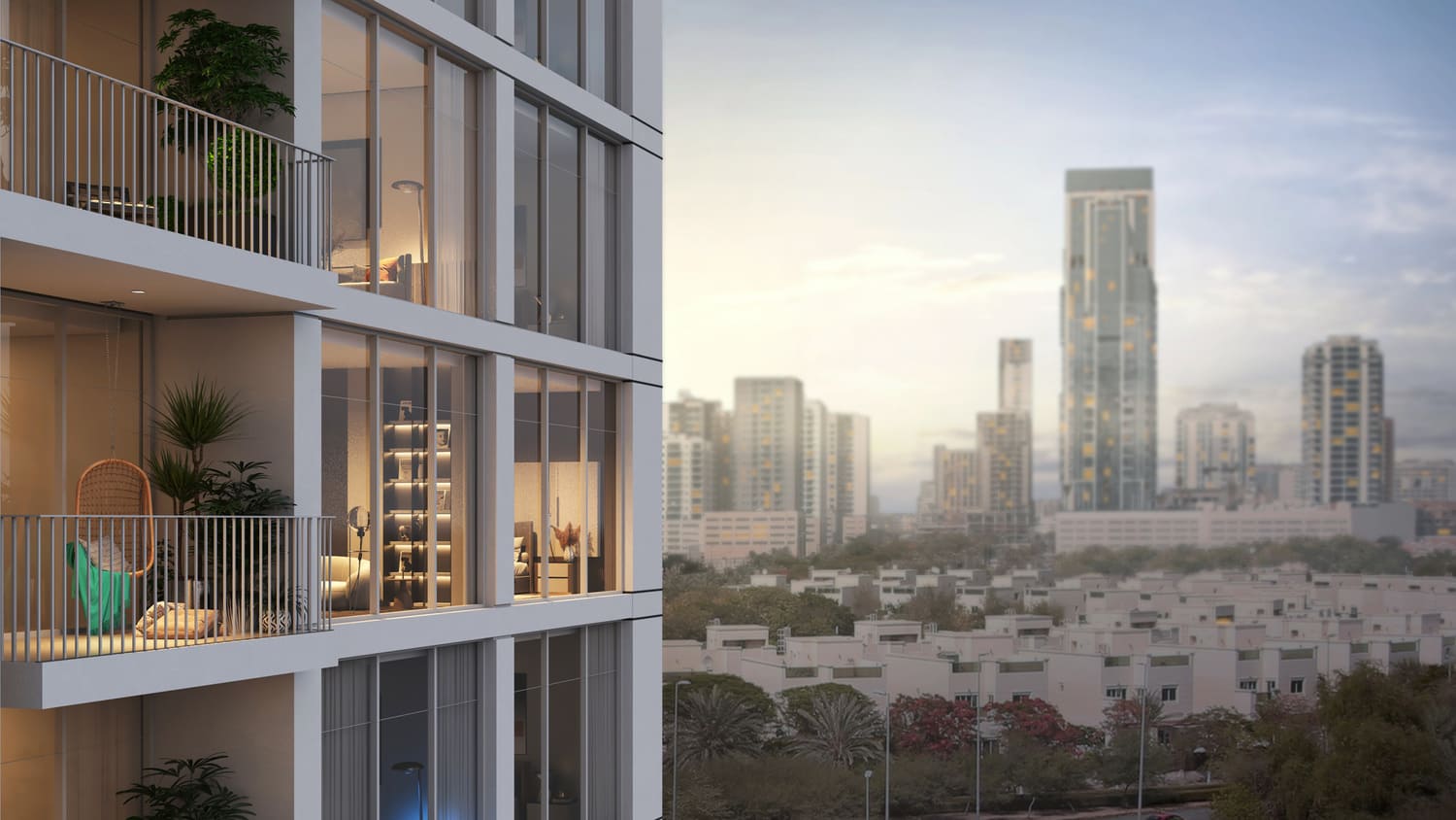 Luma Park Views by TownX Development, image 1 of 20. Render supplied by developer.