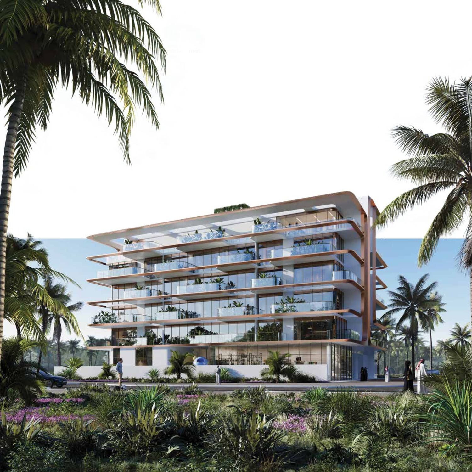 Vedaire Residences by Elton Real Estate Development, image 1 of 16. Render supplied by developer.