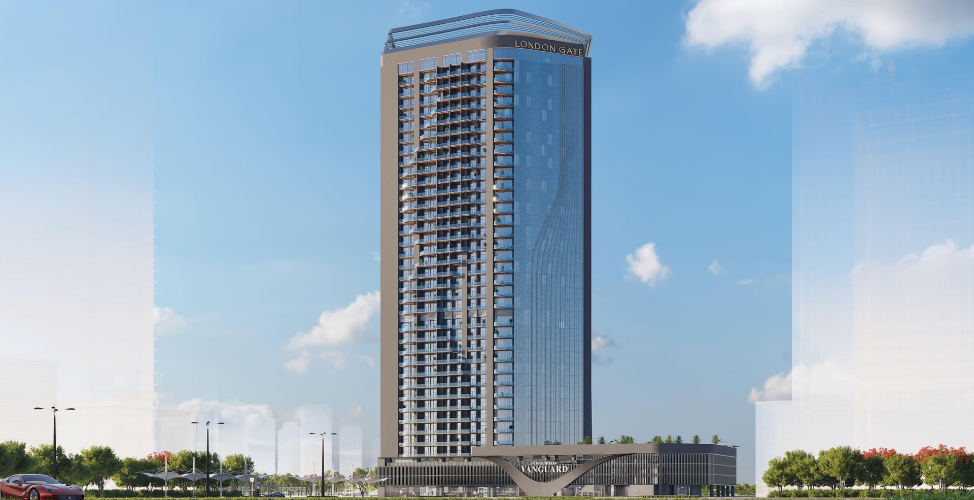 Franck Muller Vanguard by London Gate Real Estate Development, image 2 of 13. Render supplied by developer.