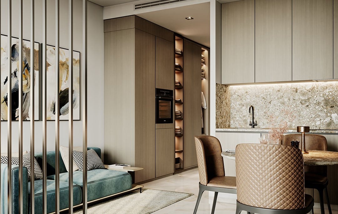 Franck Muller Vanguard by London Gate Real Estate Development, image 7 of 13. Render supplied by developer.