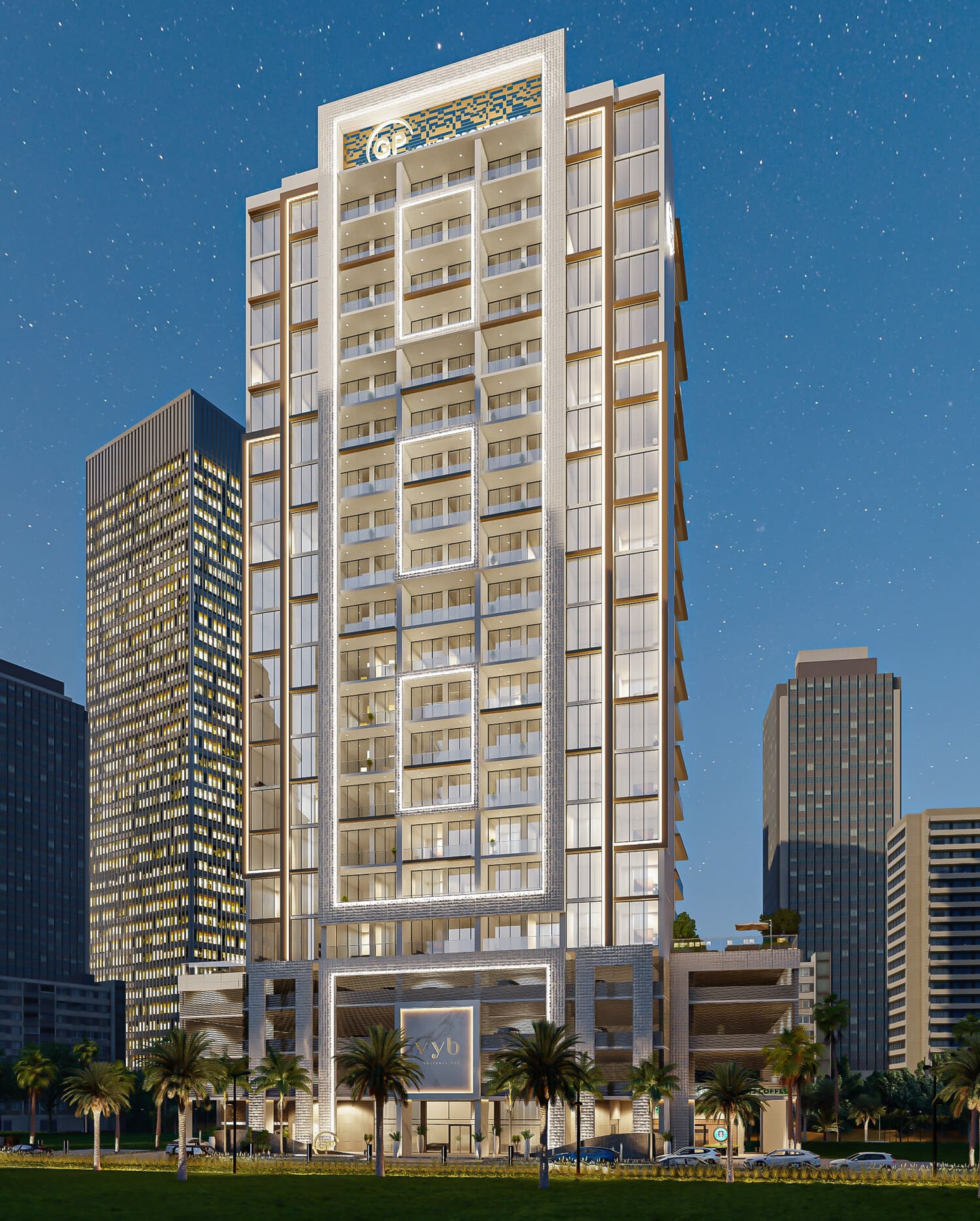 Vyb at Business Bay by Ginco Properties, image 2 of 11. Render supplied by developer.