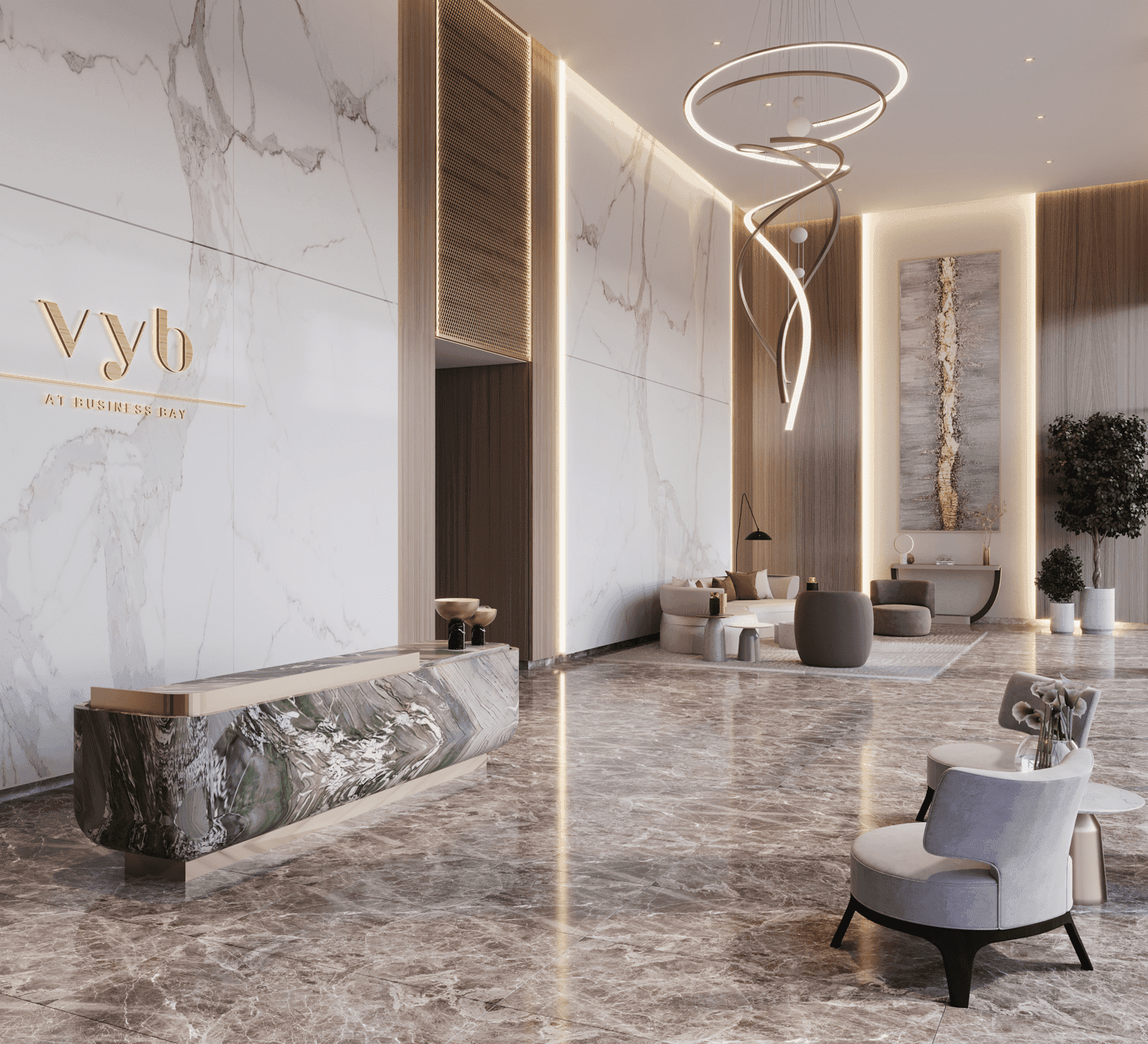 Vyb at Business Bay by Ginco Properties, image 11 of 11. Render supplied by developer.