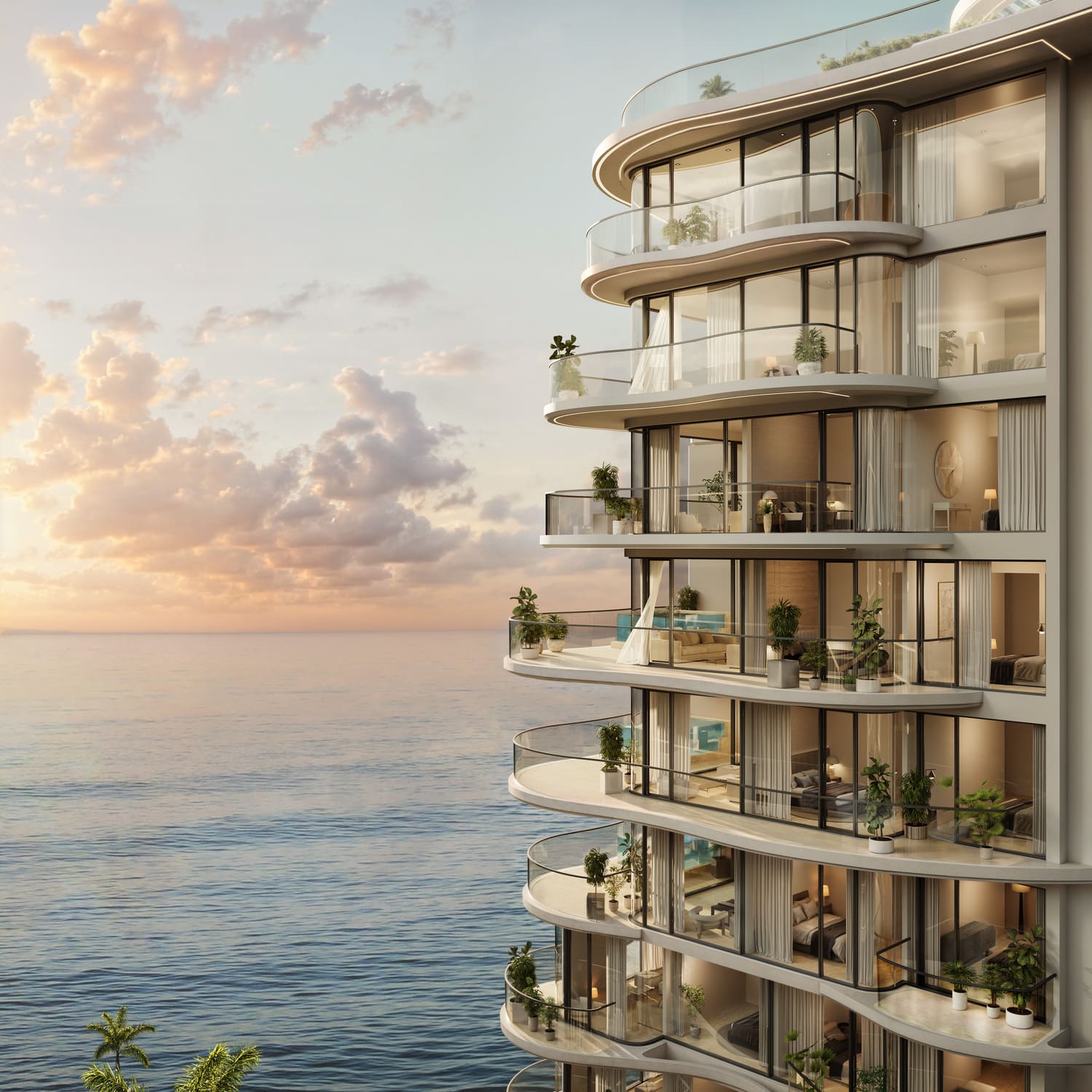 Esme Beach Residences by Elysian Developments, image 2 of 12. Render supplied by developer.