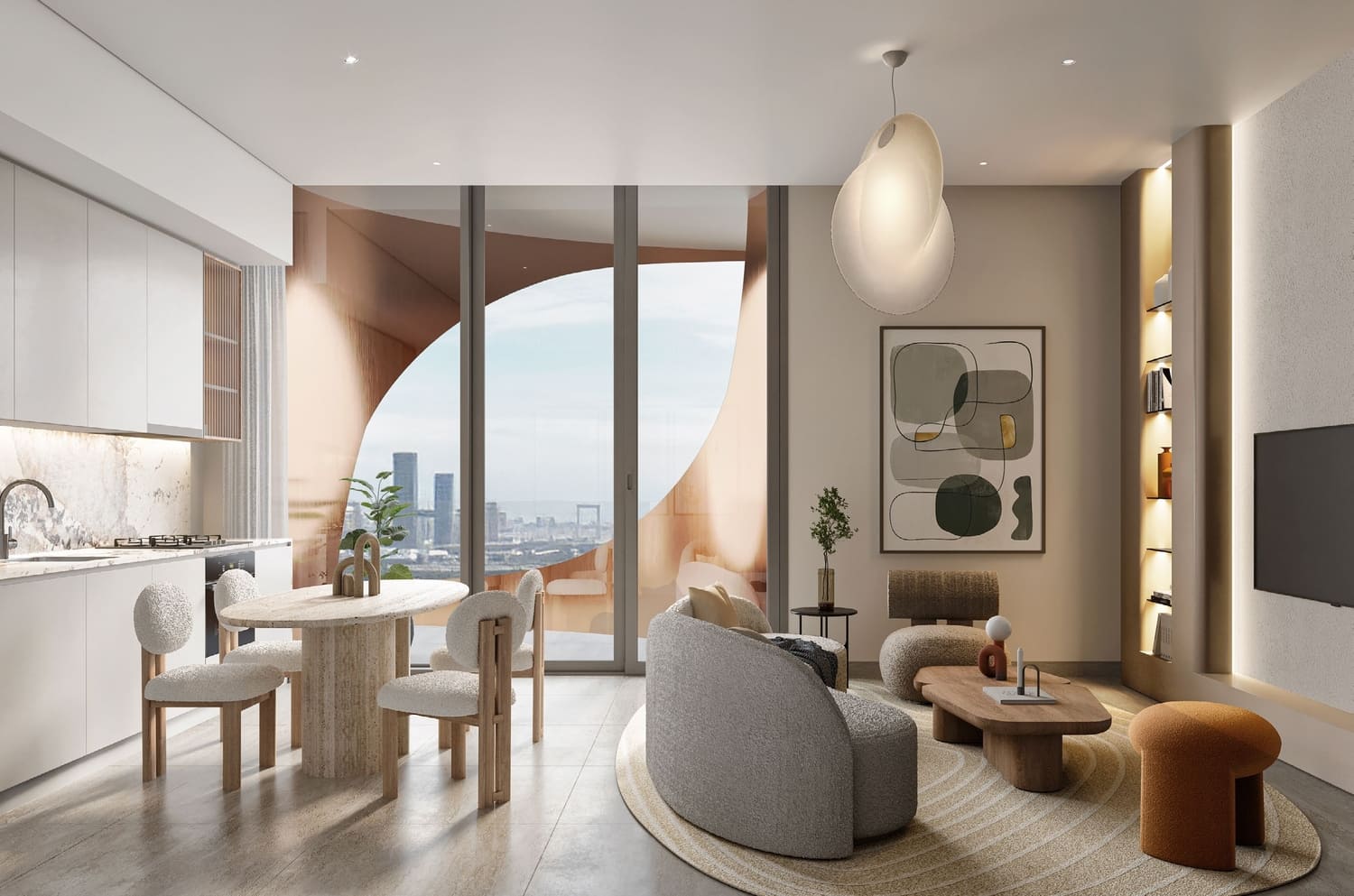 One Residence by Ginco Properties, image 9 of 18. Render supplied by developer.