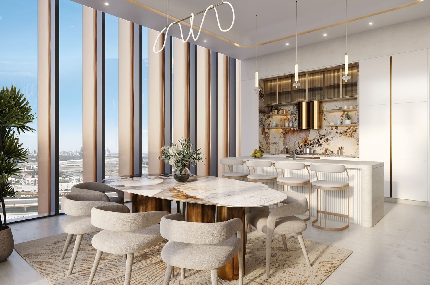 One Residence by Ginco Properties, image 15 of 18. Render supplied by developer.