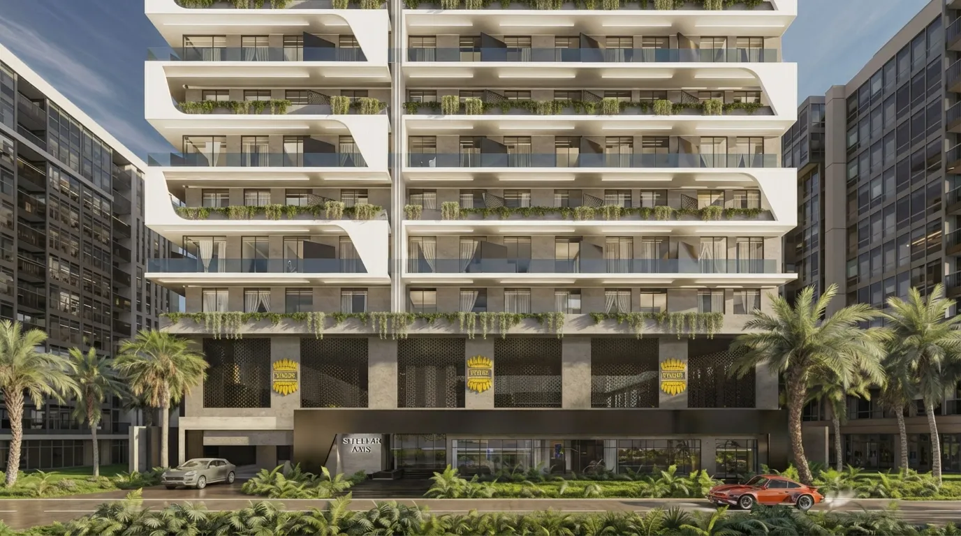 Stellar Axis by Ajmal Estate Developers, image 1 of 10. Render supplied by developer.