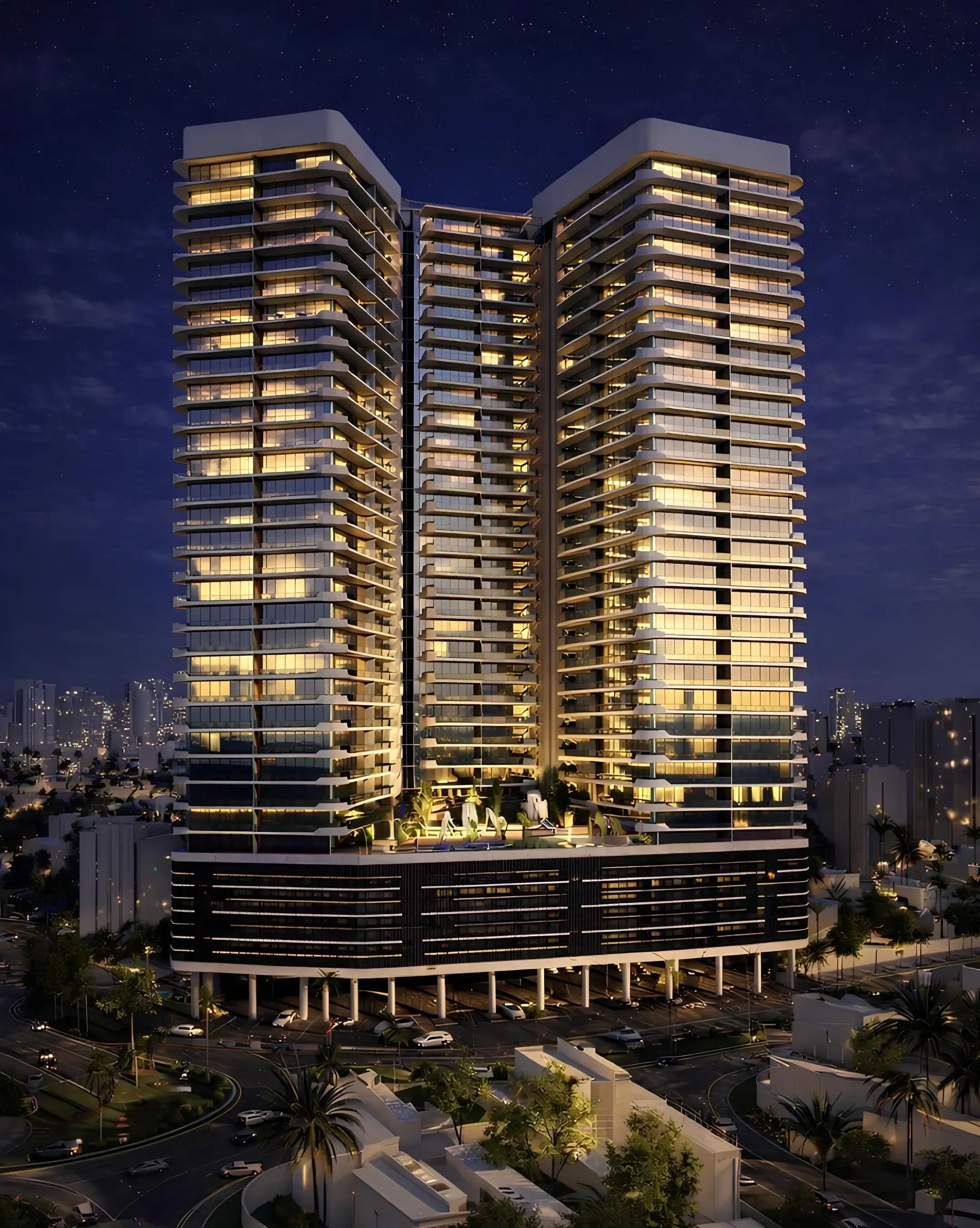 Amwaj Tower by GJ Properties, image 3 of 7. Render supplied by developer.