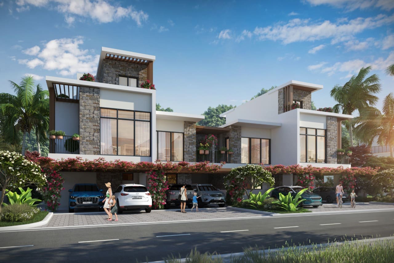 DAMAC Lagoons, Damac Lagoons. Render supplied by developer.