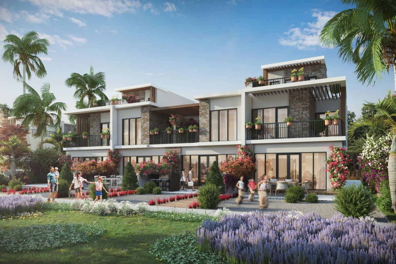 DAMAC Lagoons, image 1 of 11. Render supplied by developer.