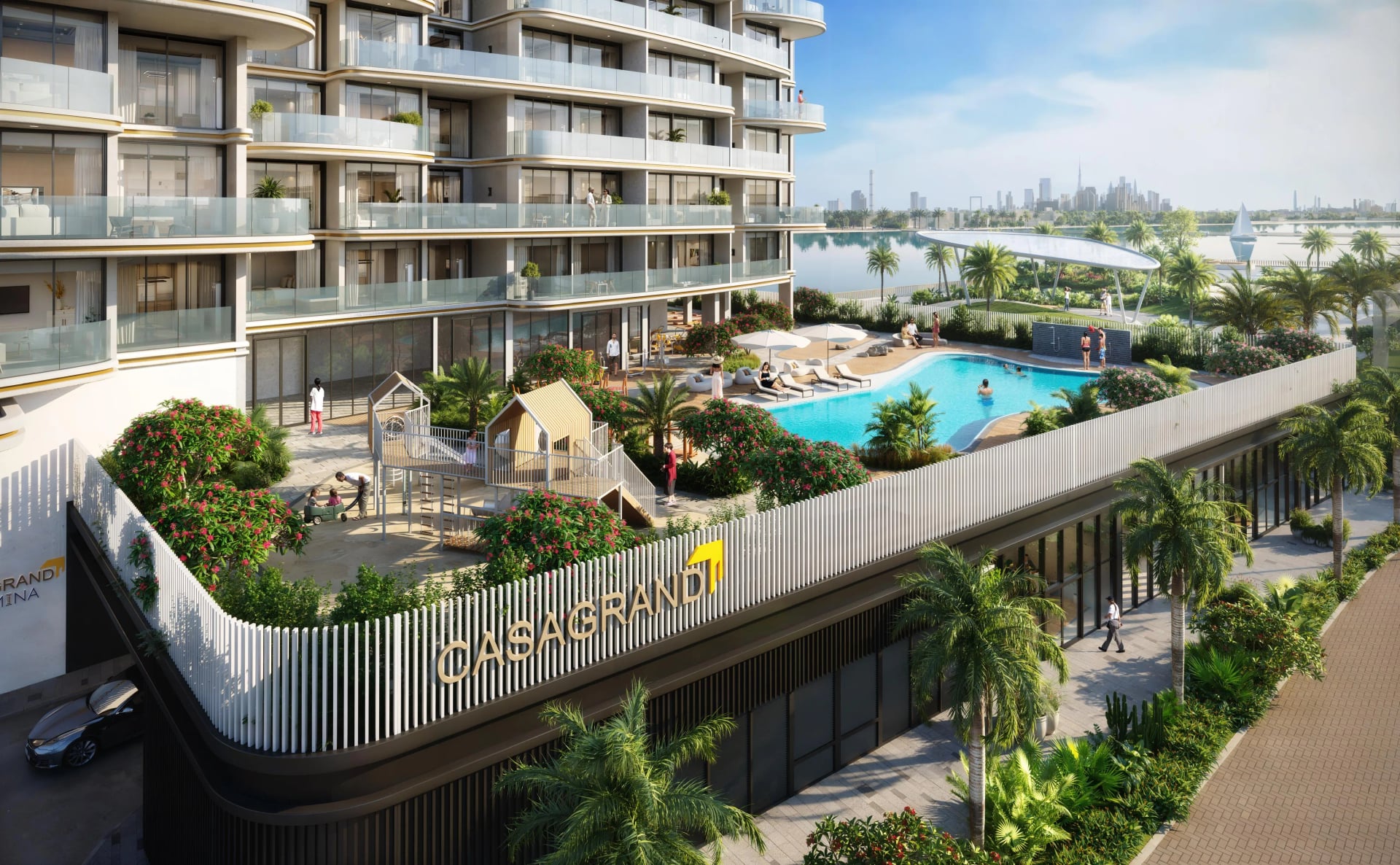 Hermina by Casagrand, image 2 of 23. Render supplied by developer.