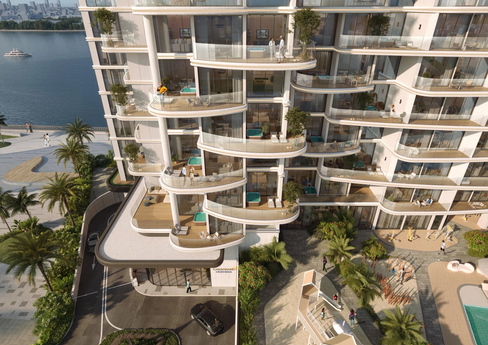 Hermina by Casagrand, image 3 of 23. Render supplied by developer.