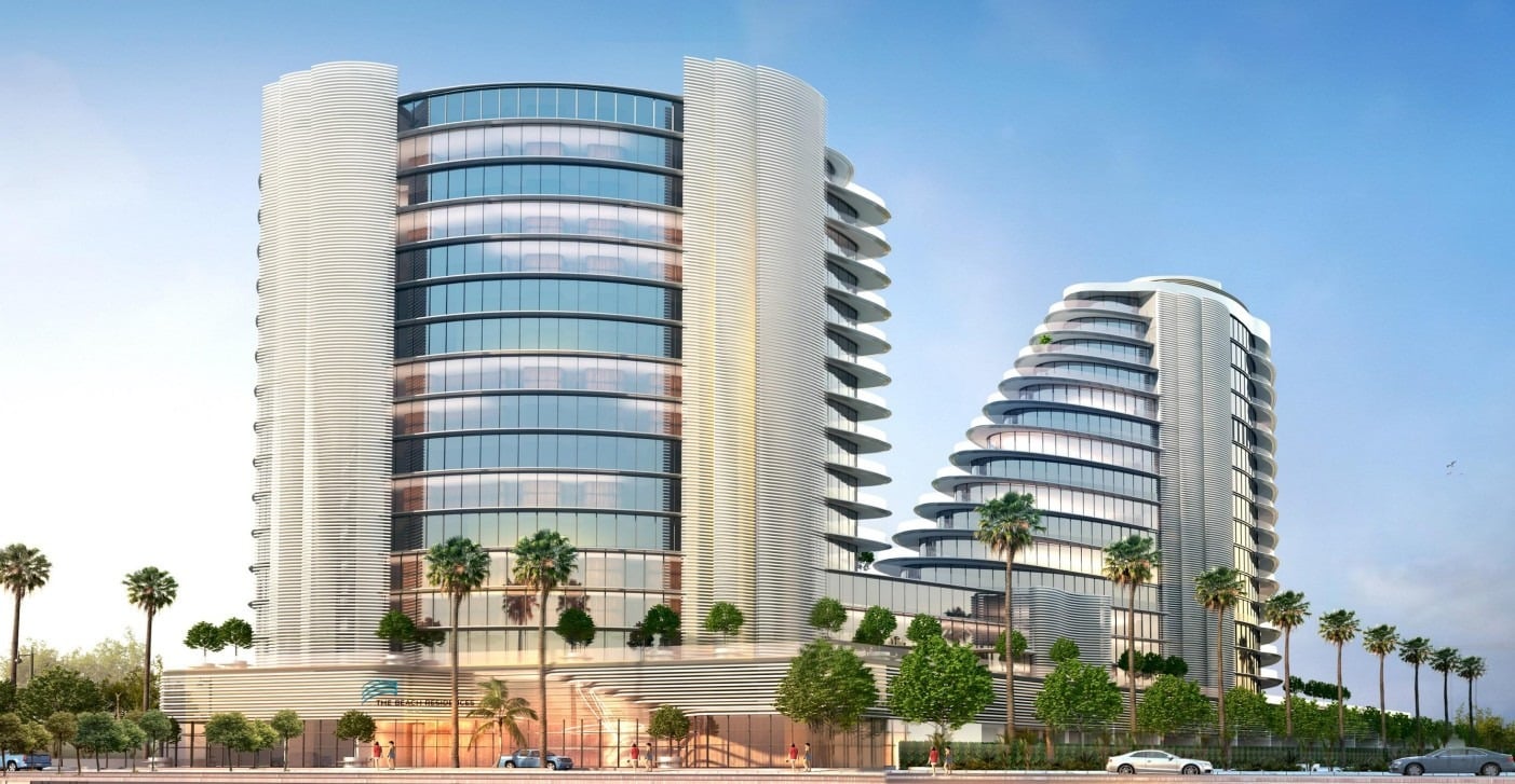 The Beach Residence by Range Development, image 4 of 14. Render supplied by developer.
