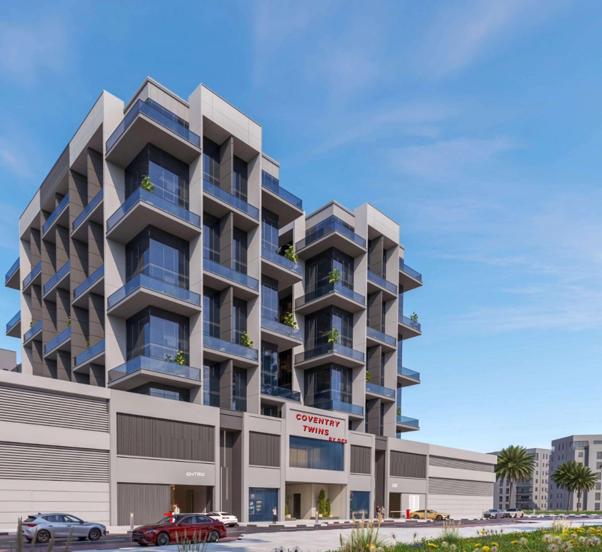 Coventry Twins by GFS Developments, image 2 of 7. Render supplied by developer.