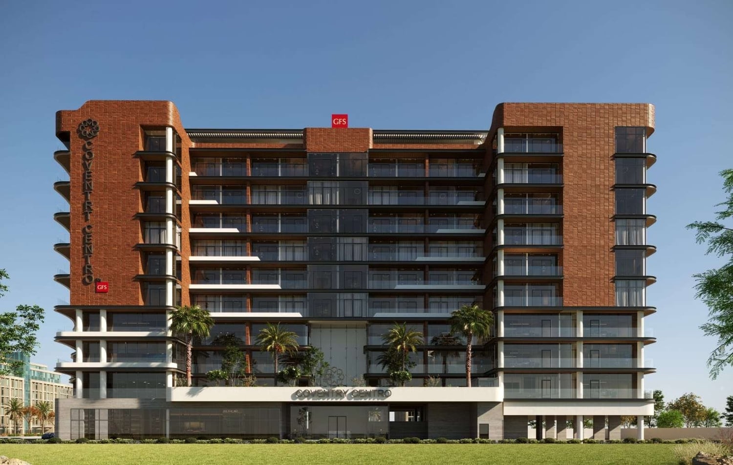 Coventry Centro by GFS Developments, image 1 of 12. Render supplied by developer.
