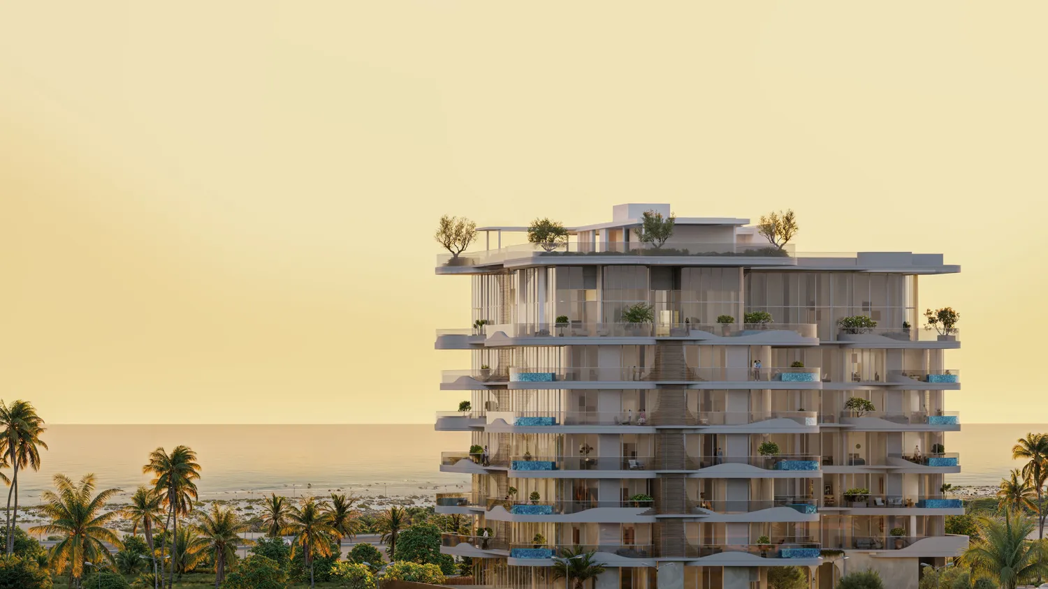La Perla by BNW Developments, image 6 of 25. Render supplied by developer.