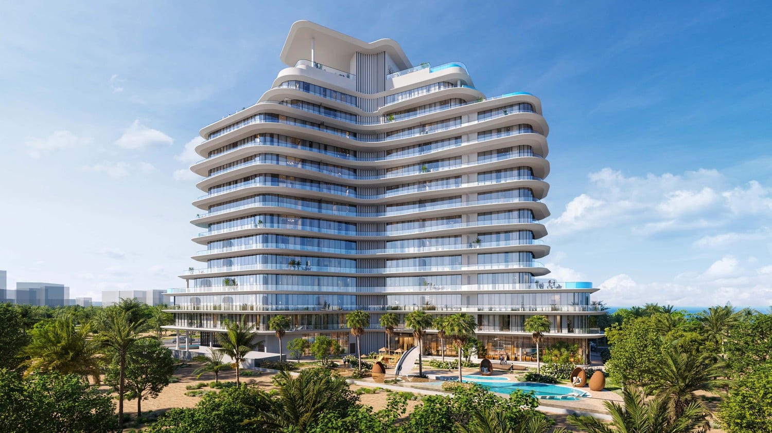 Pelagia by BNW Developments, image 2 of 24. Render supplied by developer.