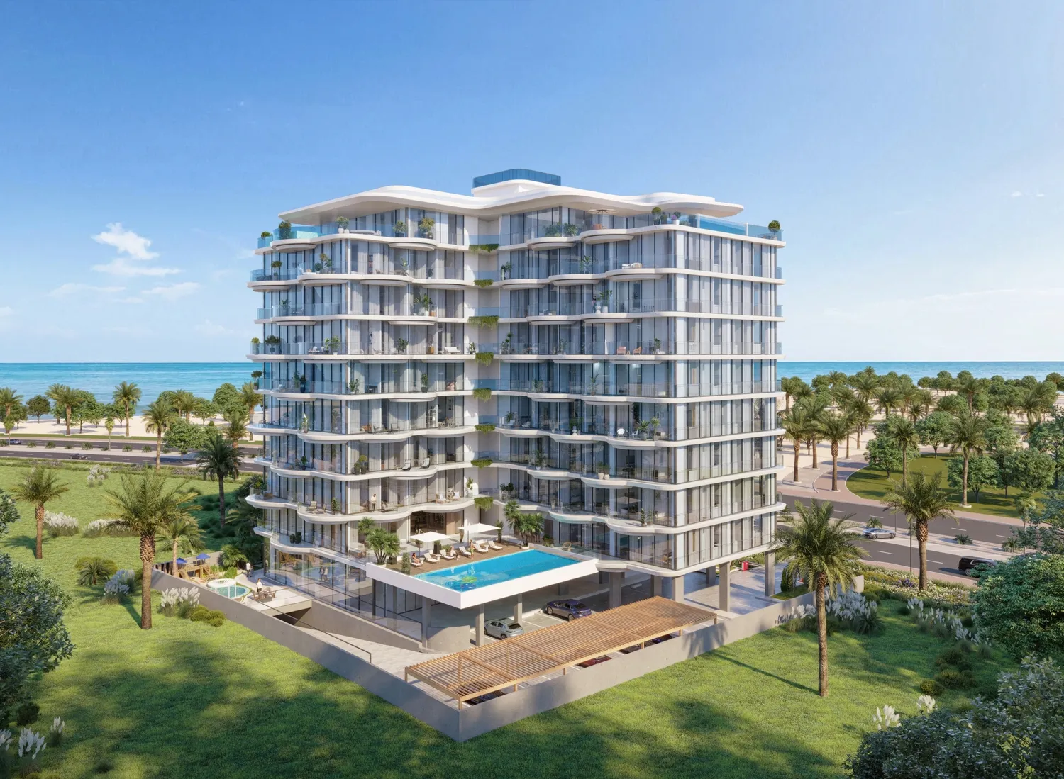Aqua Maya by BNW Developments, image 2 of 25. Render supplied by developer.