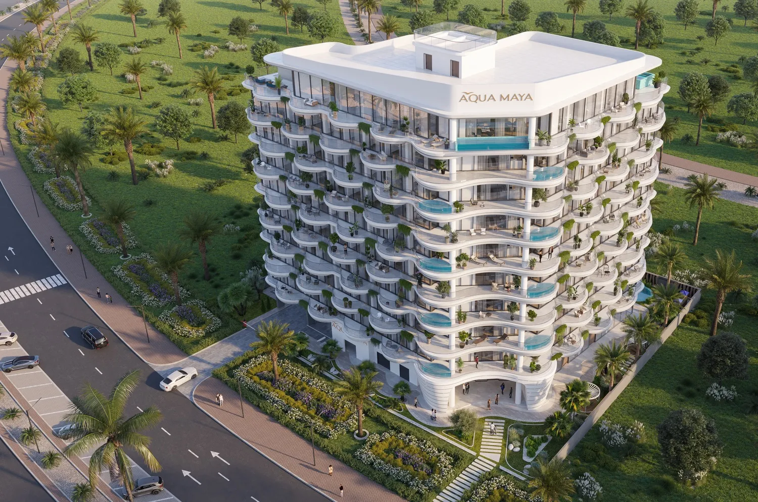 Aqua Maya by BNW Developments, image 3 of 25. Render supplied by developer.