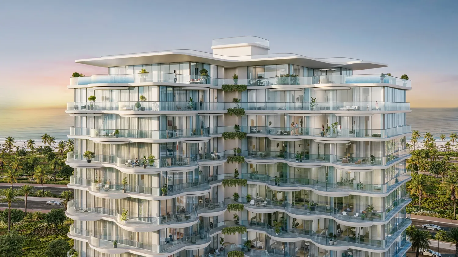 Aqua Maya by BNW Developments, image 6 of 25. Render supplied by developer.