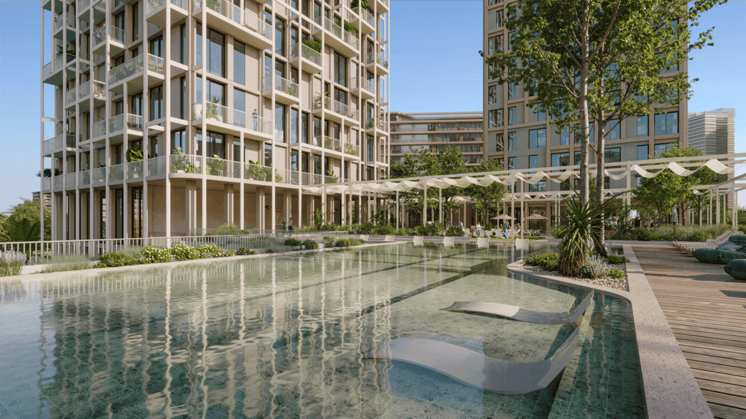 Enta Residences by RAK Properties, image 2 of 10. Render supplied by developer.