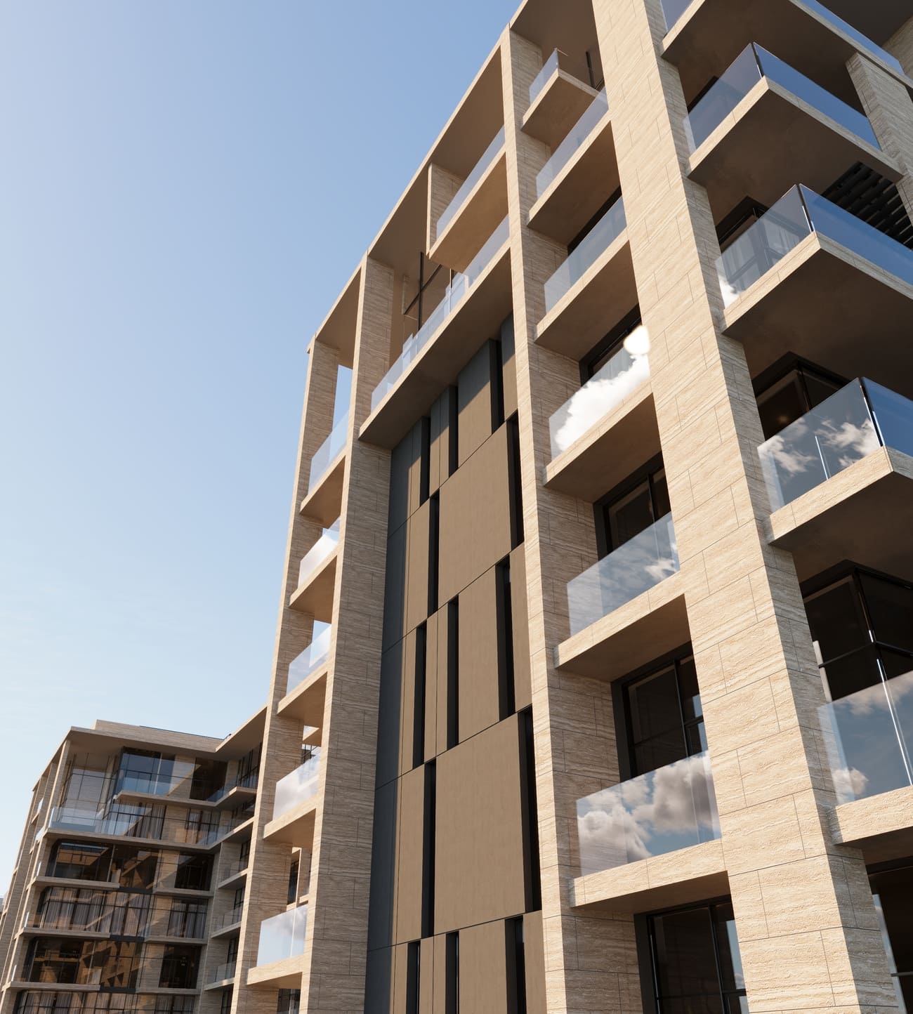 Olaia Residences by Gulf House Real Estate Development, image 2 of 12. Render supplied by developer.