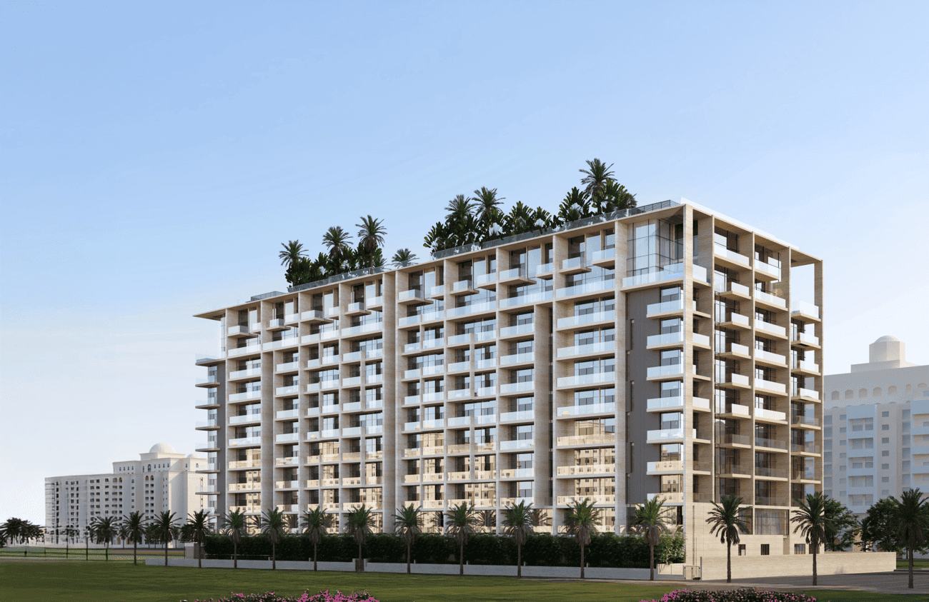Olaia Residences by Gulf House Real Estate Development in Palm Jumeirah, render supplied by developer