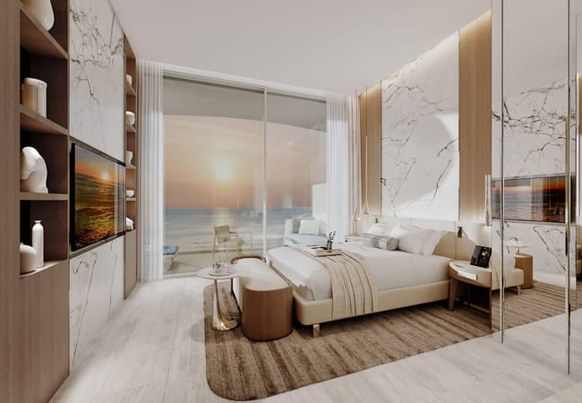 The Pier Residences by LMD, image 7 of 11. Render supplied by developer.