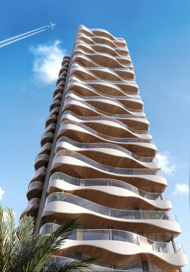 The Pier Residences by LMD, image 2 of 11. Render supplied by developer.