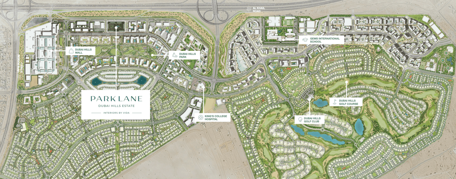 Park Lane by Emaar, image 8 of 8. Render supplied by developer.