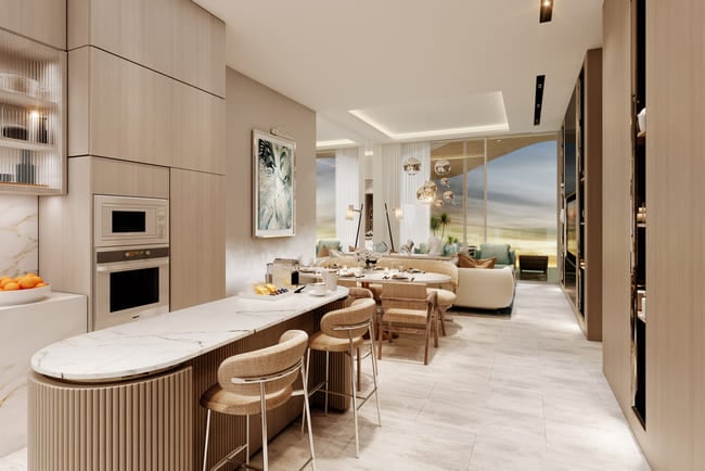 The Pier Residences by LMD, image 9 of 11. Render supplied by developer.