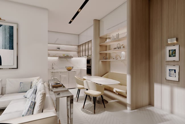 The Pier Residences by LMD, image 10 of 11. Render supplied by developer.